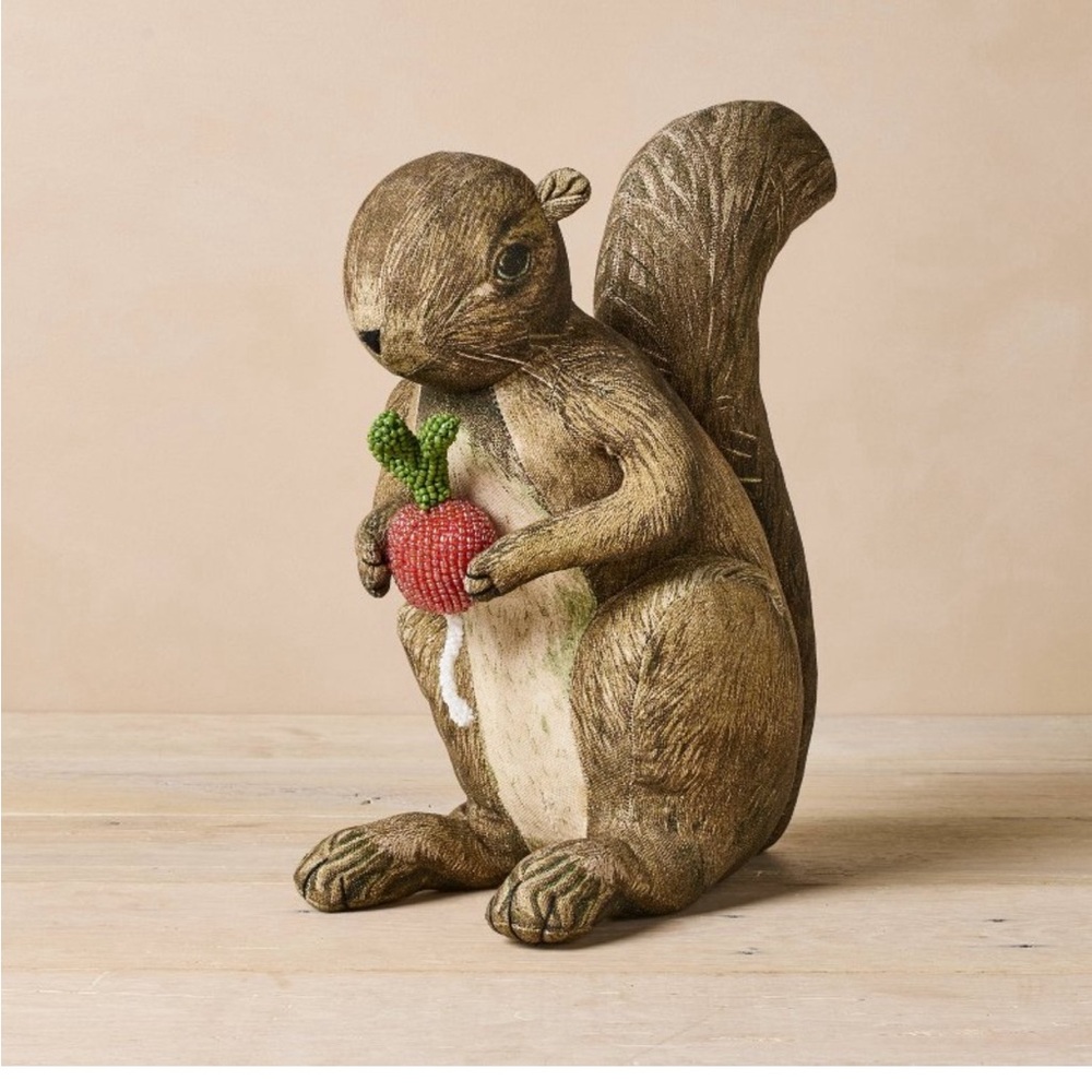 John Derian Squirrel Pillow